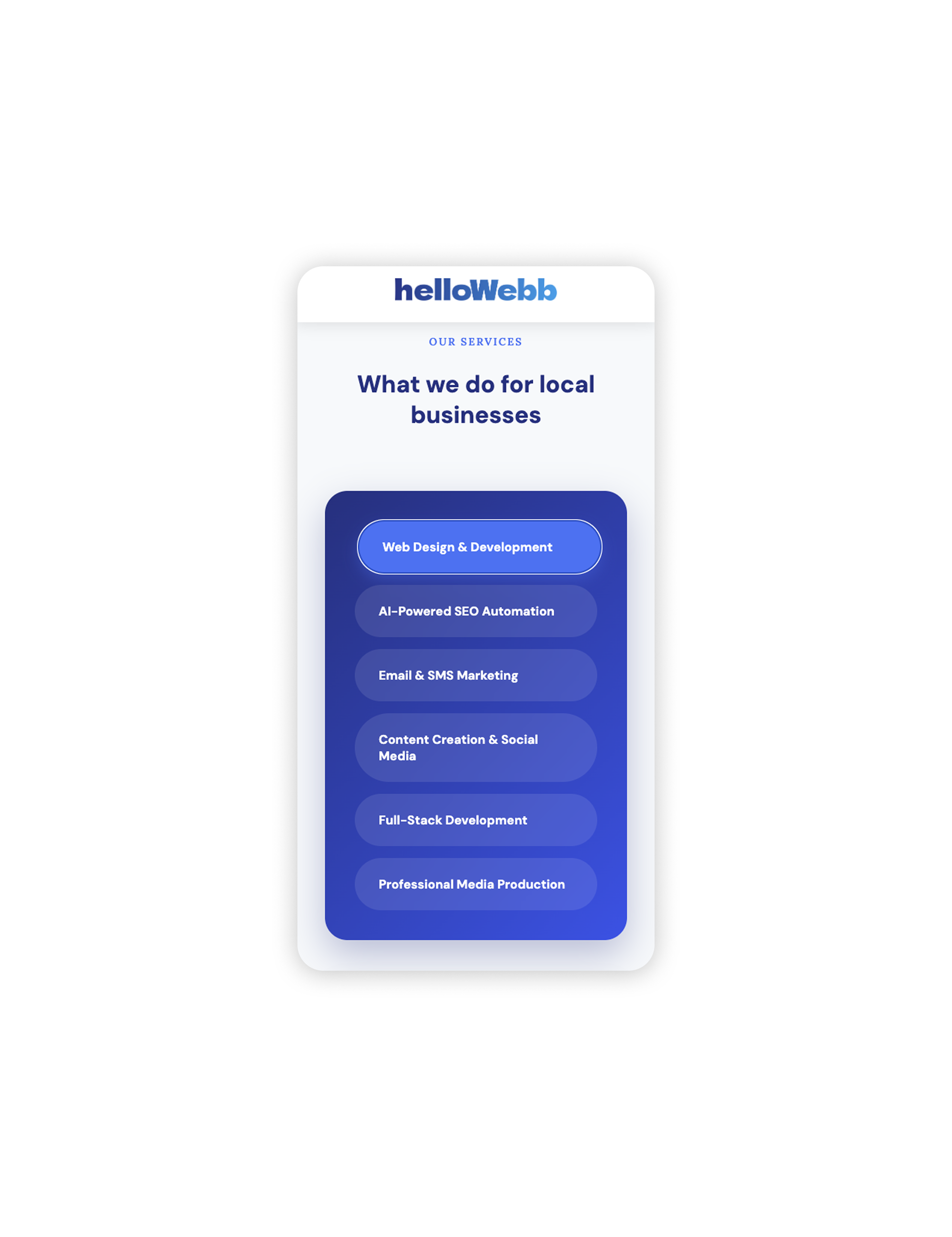 [Client name] mobile view