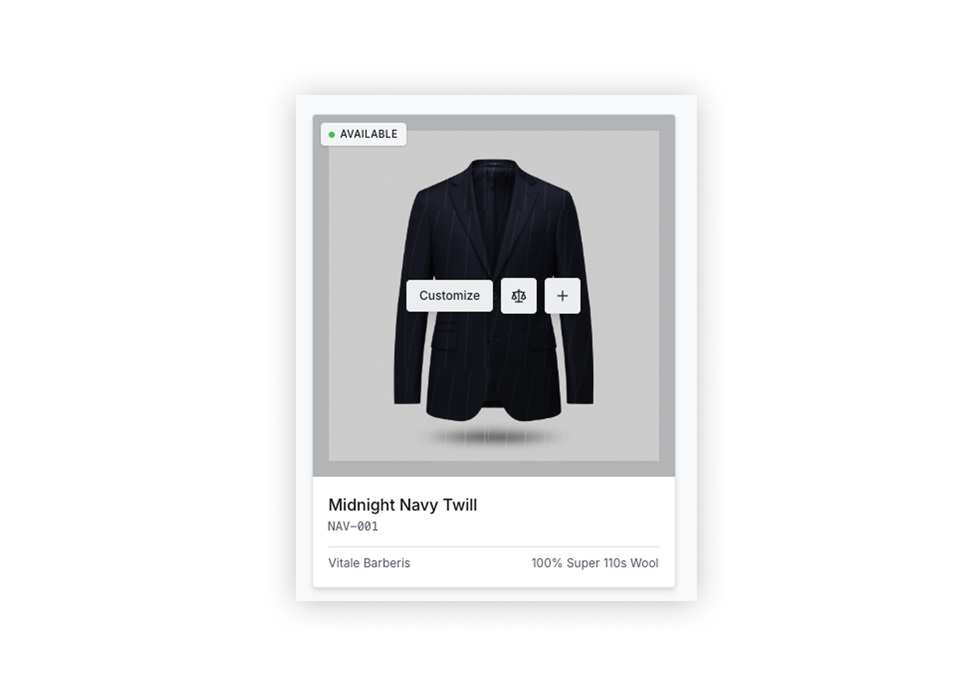 Styleflow garment visualizer — two-panel layout with live Picario render and fabric selector